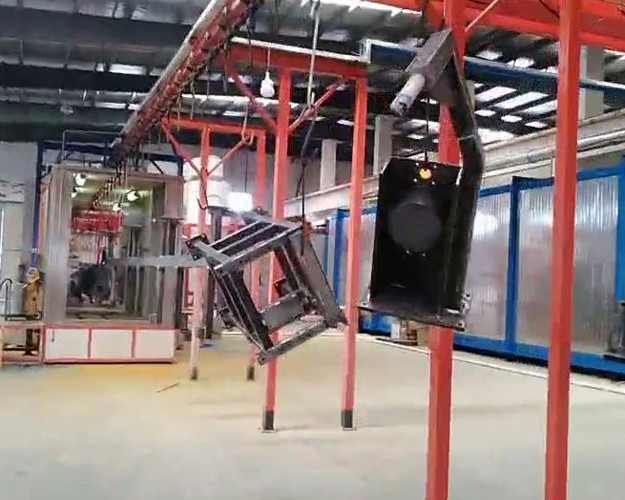 蘇州上料進入自動手動噴漆視頻展示